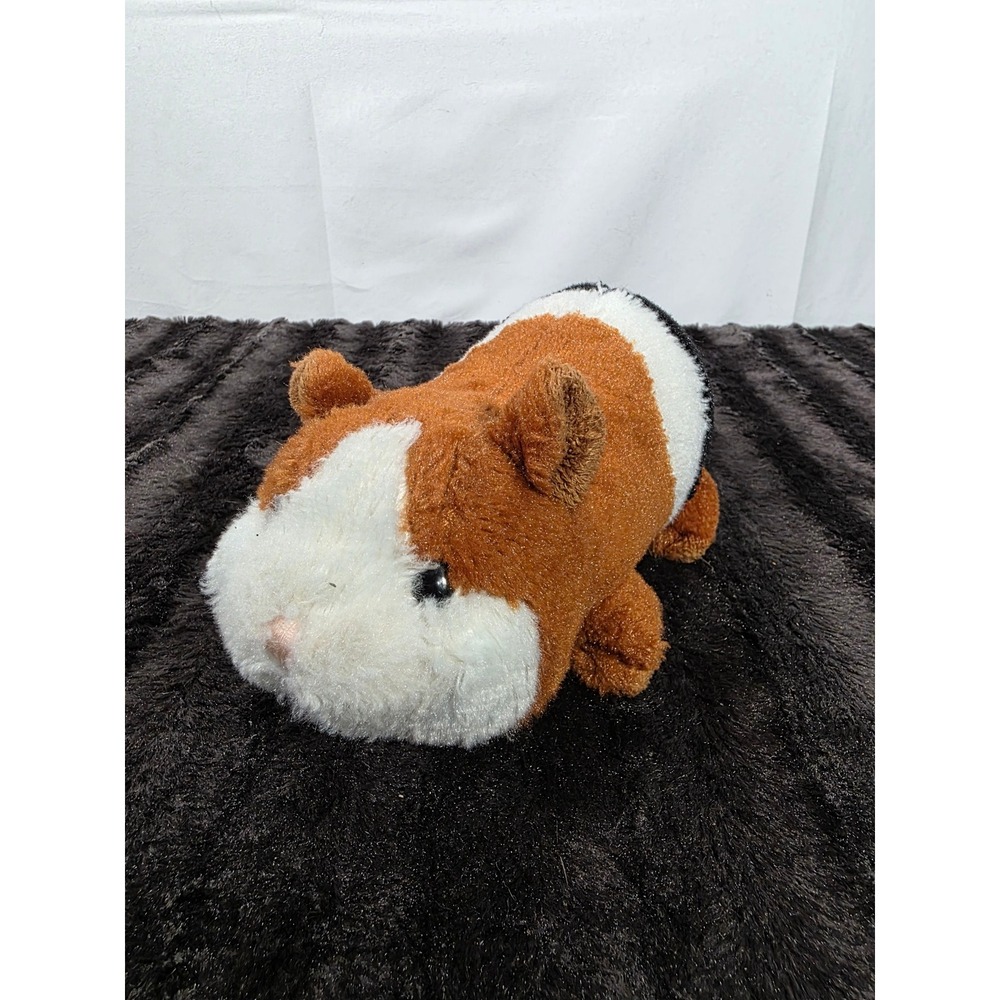 Ganz Webkinz Guinea Pig Plush Stuffed Animal Tricolor Brown White Black HM361